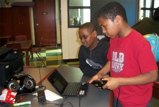 Kevin and Donovan from the Boys and Girls Club Kevin and Donovan from the Boys and Girls Club