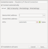 Create RPi Shared Connection
